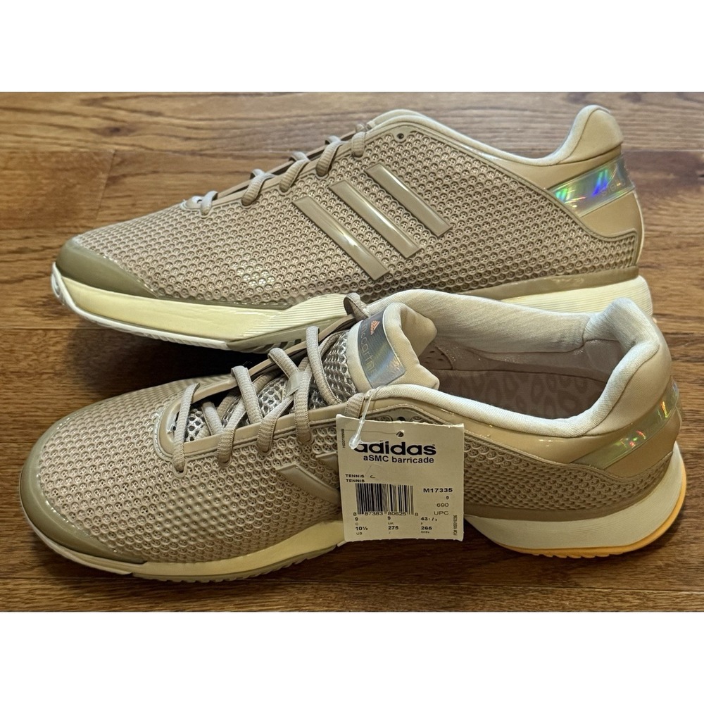Adidas by Stella McCartney Barricade Women's Tennis Shoes M17335 Size 10.5 Beige